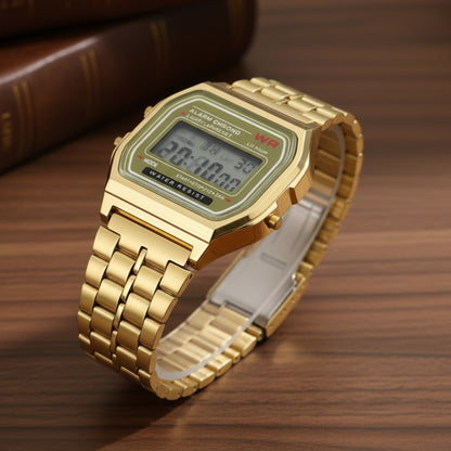Montre LED Numérique Vintage Unisexe - Style Sport & Militaire, Cadeau Idéal
