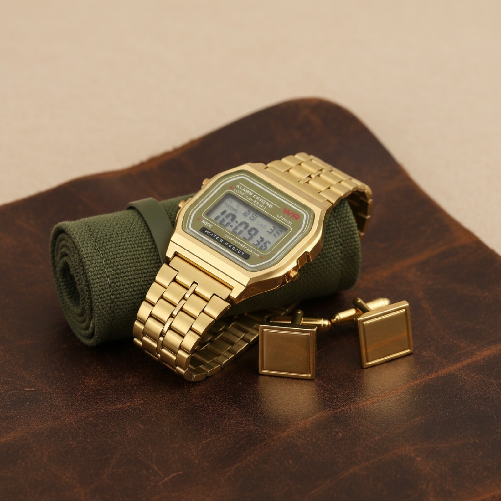 Montre LED Numérique Vintage Unisexe - Style Sport & Militaire, Cadeau Idéal