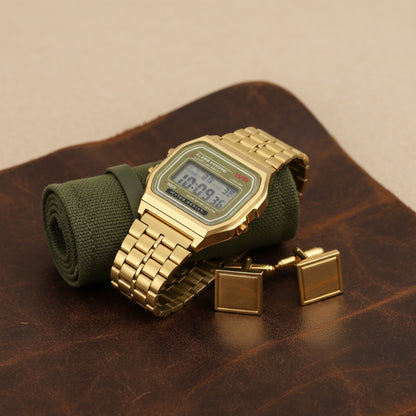 Montre LED Numérique Vintage Unisexe - Style Sport & Militaire, Cadeau Idéal
