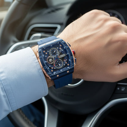 Montre Homme CURREN : Luxe, Design Carré, Quartz, Sport & Étanche