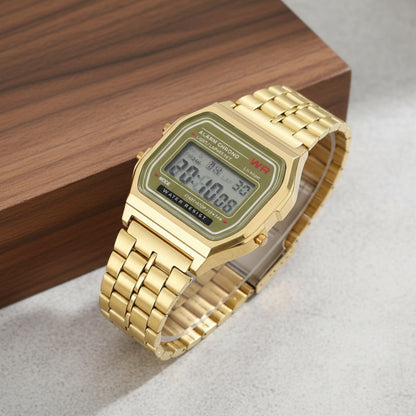 Montre LED Numérique Vintage Unisexe - Style Sport & Militaire, Cadeau Idéal